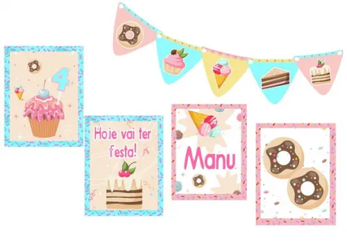 Kit Festa - Tema Confeitaria
