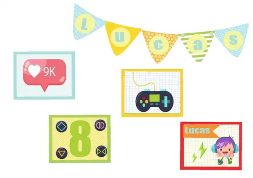 Kit Festa - Tema Gamer