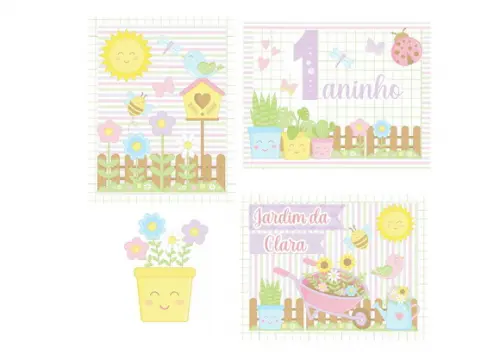 Kit Festa - Tema Jardim Encantado