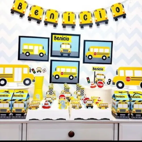 Kit Festa Onibus Amarelo Hanna Lima Passos