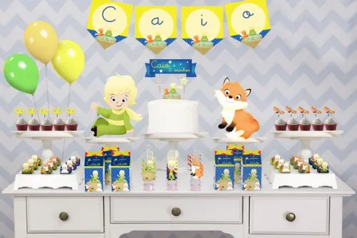Kit Festa Tema o Pequeno Principie 95 Itens