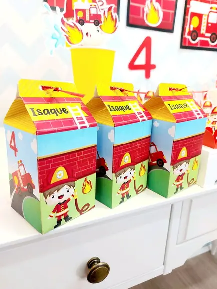 Kit So Um Bolinho - Tema Bombeiros