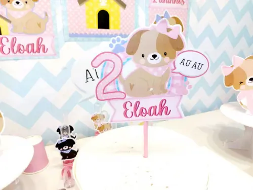 Kit So Um Bolinho - Tema Cachorrinhos