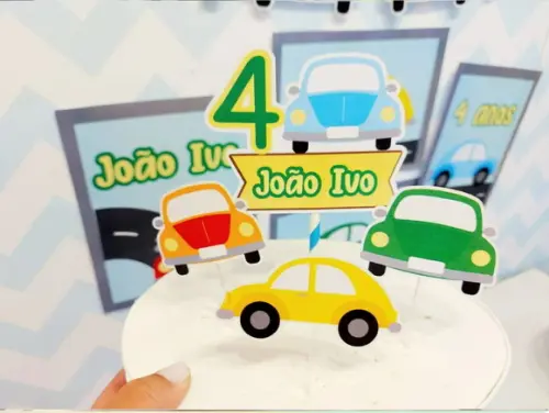 Kit So Um Bolinho - Tema Fusca Especial