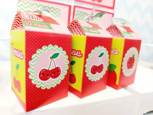 Kit So Um Bolinho 99 Itens - Tema Cereja