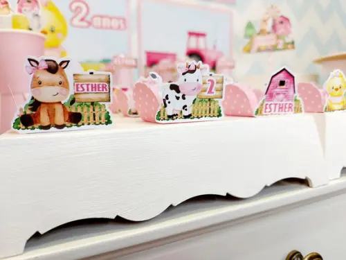 Kit So Um Bolinho Fazendinha Meninas