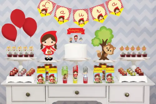 Kit So Um Bolinho Tema Chapeuzinho Vermelho