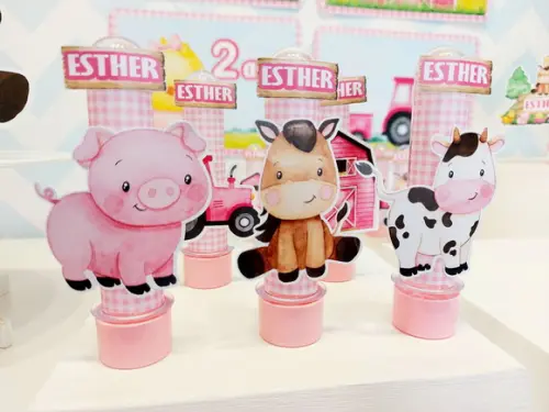 Kit So Um Bolinho Fazendinha Meninas