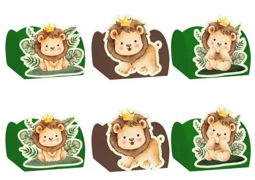 Kit Só Um Bolinho Tema Leaozinho