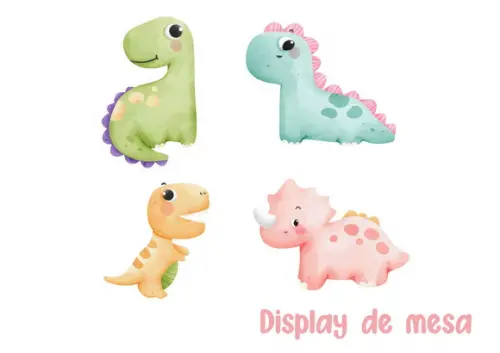 Promoção Kit Festinha Dinossauro Rosa