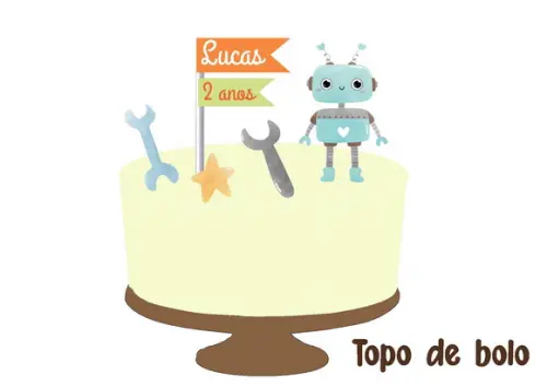 Promoção Kit Festinha Robos