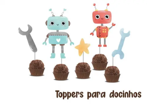 Promoção Kit Festinha Robos