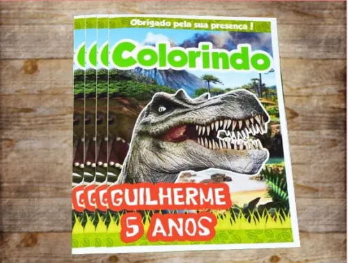 PROMOÇÃO Revista para Colorir Dinossauros