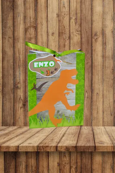 Sacolinha Personalizada Dinossauros