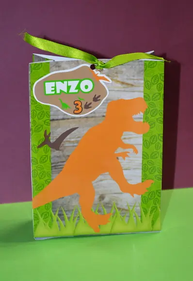 Sacolinha Personalizada Dinossauros