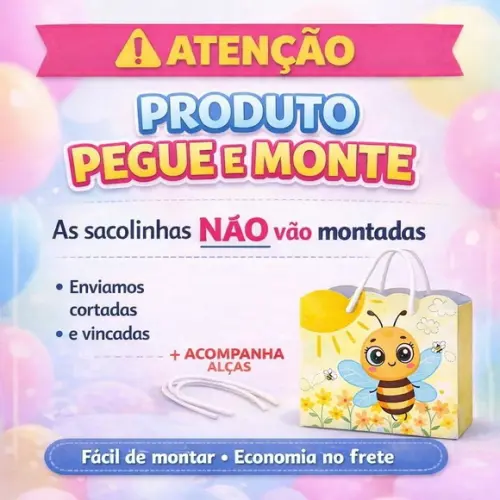 Sacolinha Surpresa 15 Anos Lembrancinha - Pronto Entrega