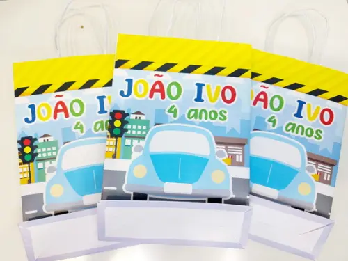 Sacolinha Tema Fusca