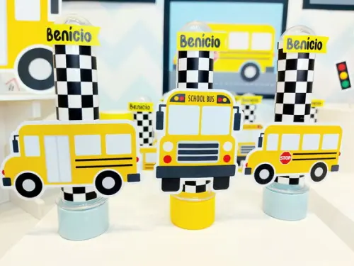 Tubetes Onibus Amarelo