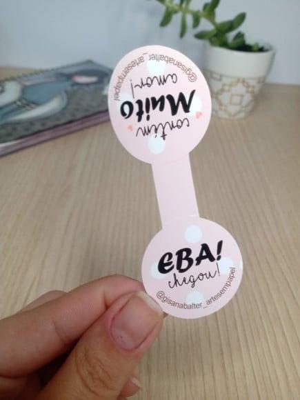 Adesivo Lacre para Sacolas - Personalizado