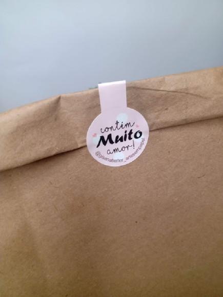 Adesivo Lacre para Sacolas - Personalizado