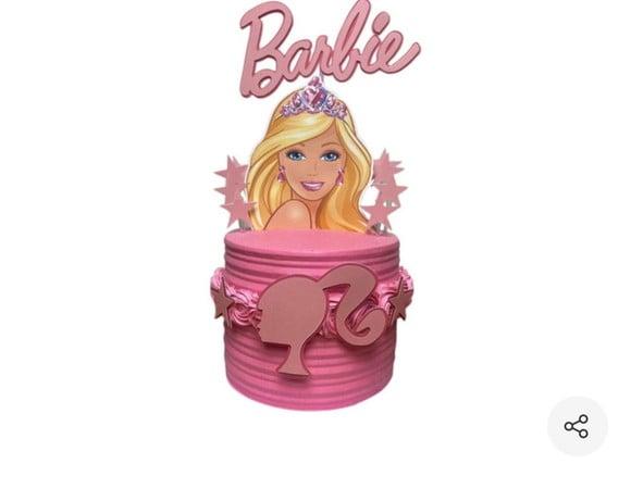 ARQUIVO DE CORTE - TOPO DE BOLO BARBIE 3D