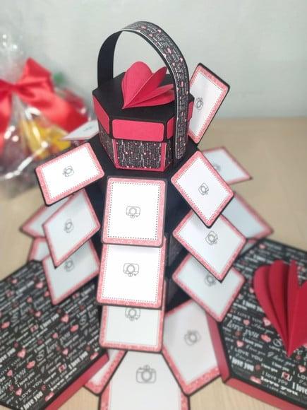 Caixa Cascata Explosão -personalizada