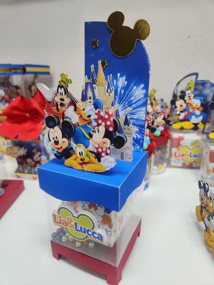 Caixa Mini Cenário Premium - Turma do Mickey