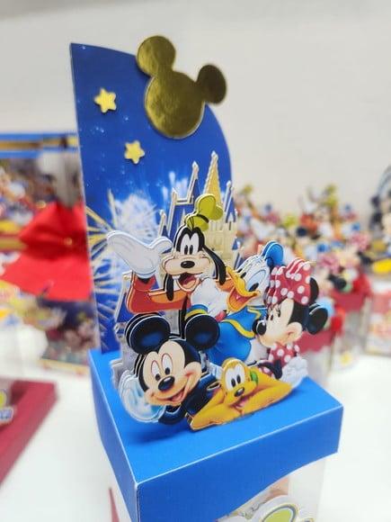 Caixa Mini Cenário Premium - Turma do Mickey