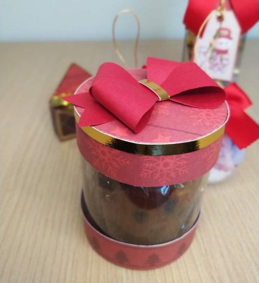 Caixa Mini Panetone de Natal