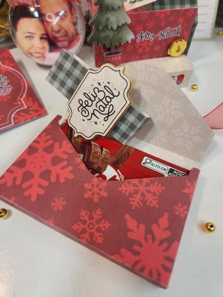Caixa Porta Kitkat Natal
