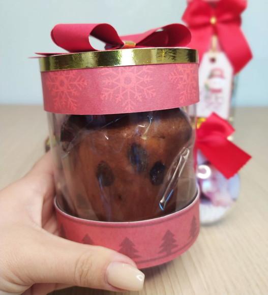 Caixa Mini Panetone de Natal