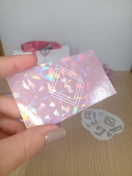 Cartão de Visita Holográfico