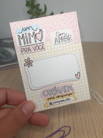 Cartão para Balinhas