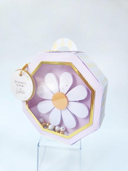 Kit 12 Personalizados - Jardim das Margaridas Luxo
