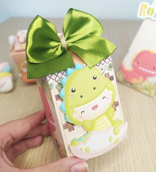 Kit 12 Personalizados Dinossauro Baby