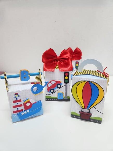 Kit 15 Personalizados - Meios de Transporte