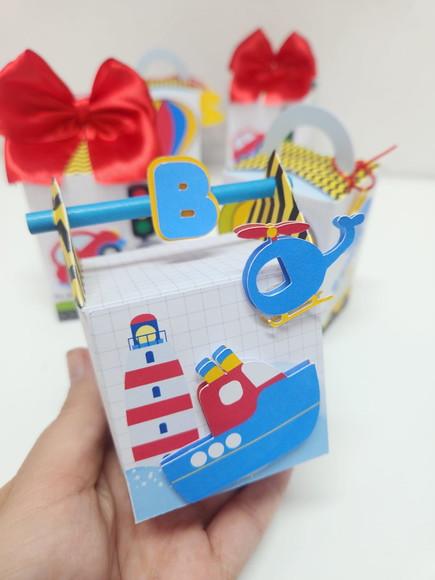 Kit 15 Personalizados - Meios de Transporte