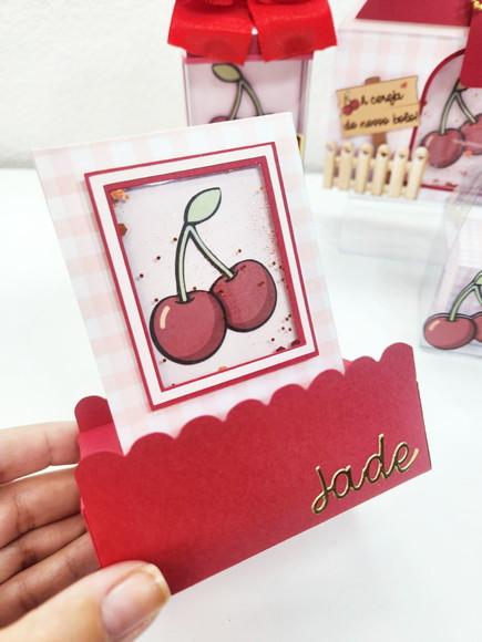 Kit 20 Personalizados - Cerejinha Premiun