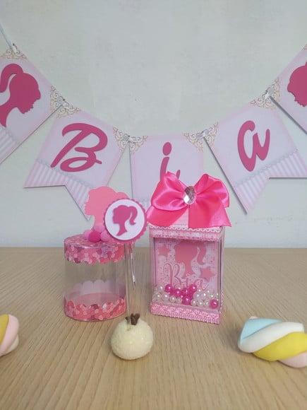 Kit 20 Personalizados Barbie Luxo