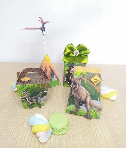 Kit 20 Personalizados Jurassic Park - Dinossauro