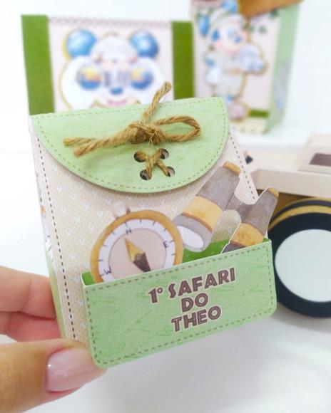 Kit 20 Personalizados Safari do Mickey