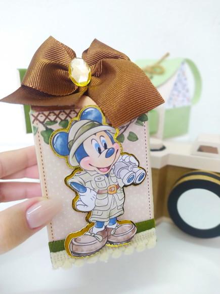 Kit 20 Personalizados Safari do Mickey