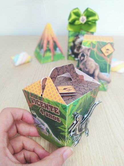 Kit 20 Personalizados Jurassic Park - Dinossauro
