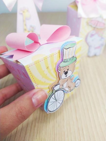 Kit 30 Personalizados Circo Rosa