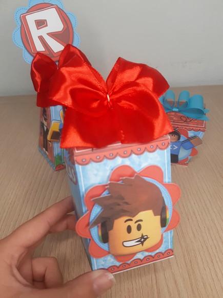Kit 30 Personalizados Roblox Menino