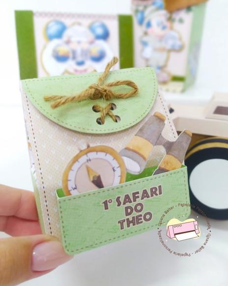 Kit 40 Personalizados Safari do Mickey