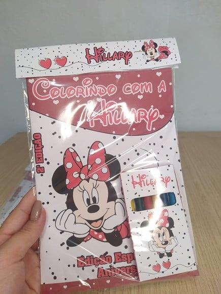 Kit Colorir com Giz de Cera Personalizado