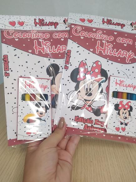 Kit Colorir com Giz de Cera Personalizado