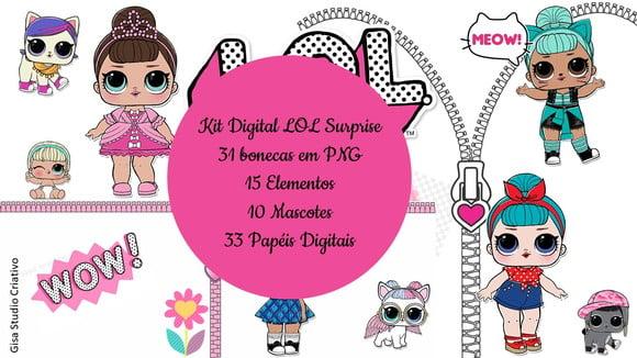 KIT DIGITAL LOL SURPRISE - BEM COMPLETO