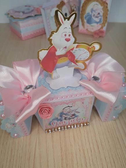 Kit Festa Alice no País das Maravilhas Luxo - 40 Personaliz